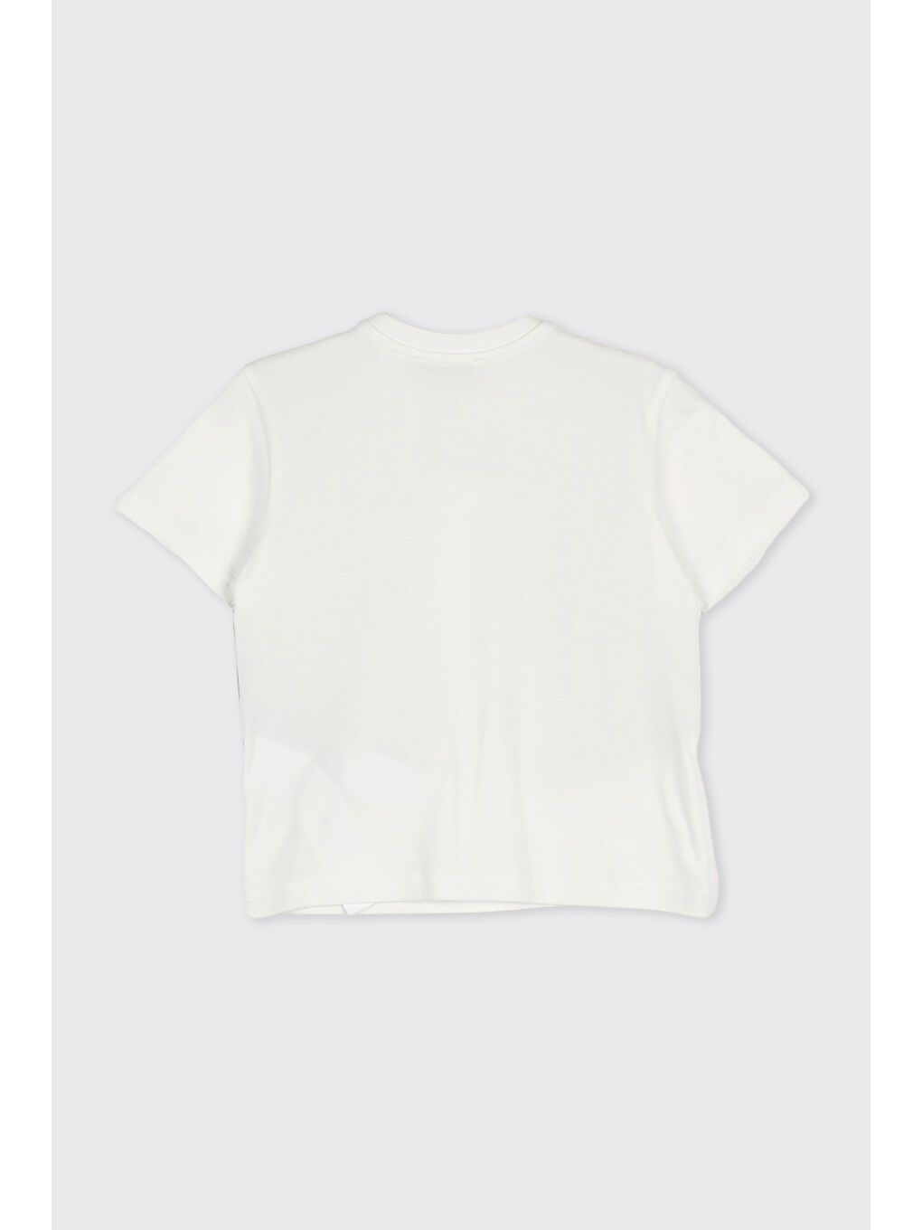 Erkek Bebek Yelek Detaylı Yumuşak Dokulu Ekru Tişört-1