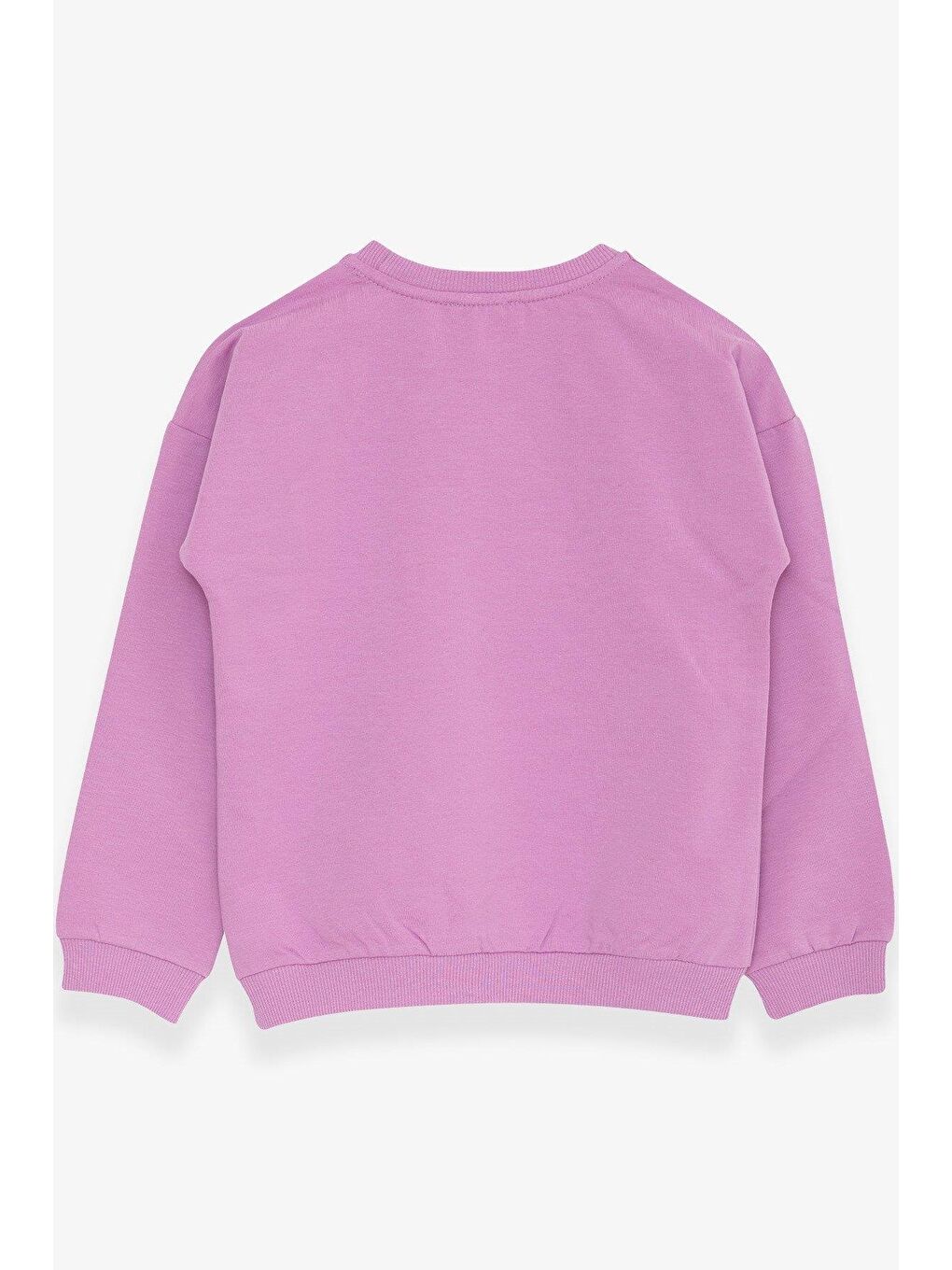 Breeze Lila Kız Çocuk Sweatshirt Pullu Yazı Baskılı Lila (4-6 Yaş) - 6