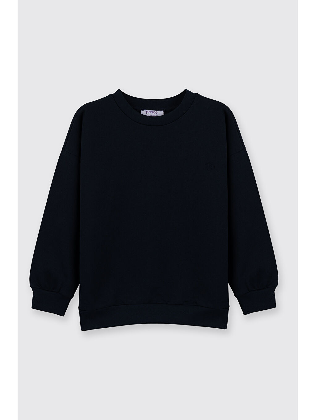 Erkek Çocuk Bisiklet Yaka Lacivert Sweatshirt