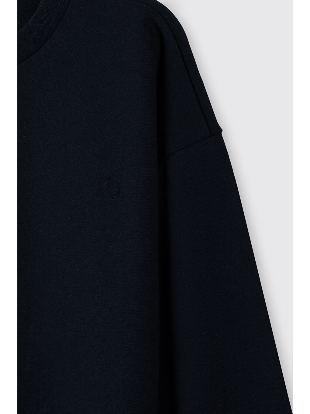 Erkek Çocuk Bisiklet Yaka Lacivert Sweatshirt-1