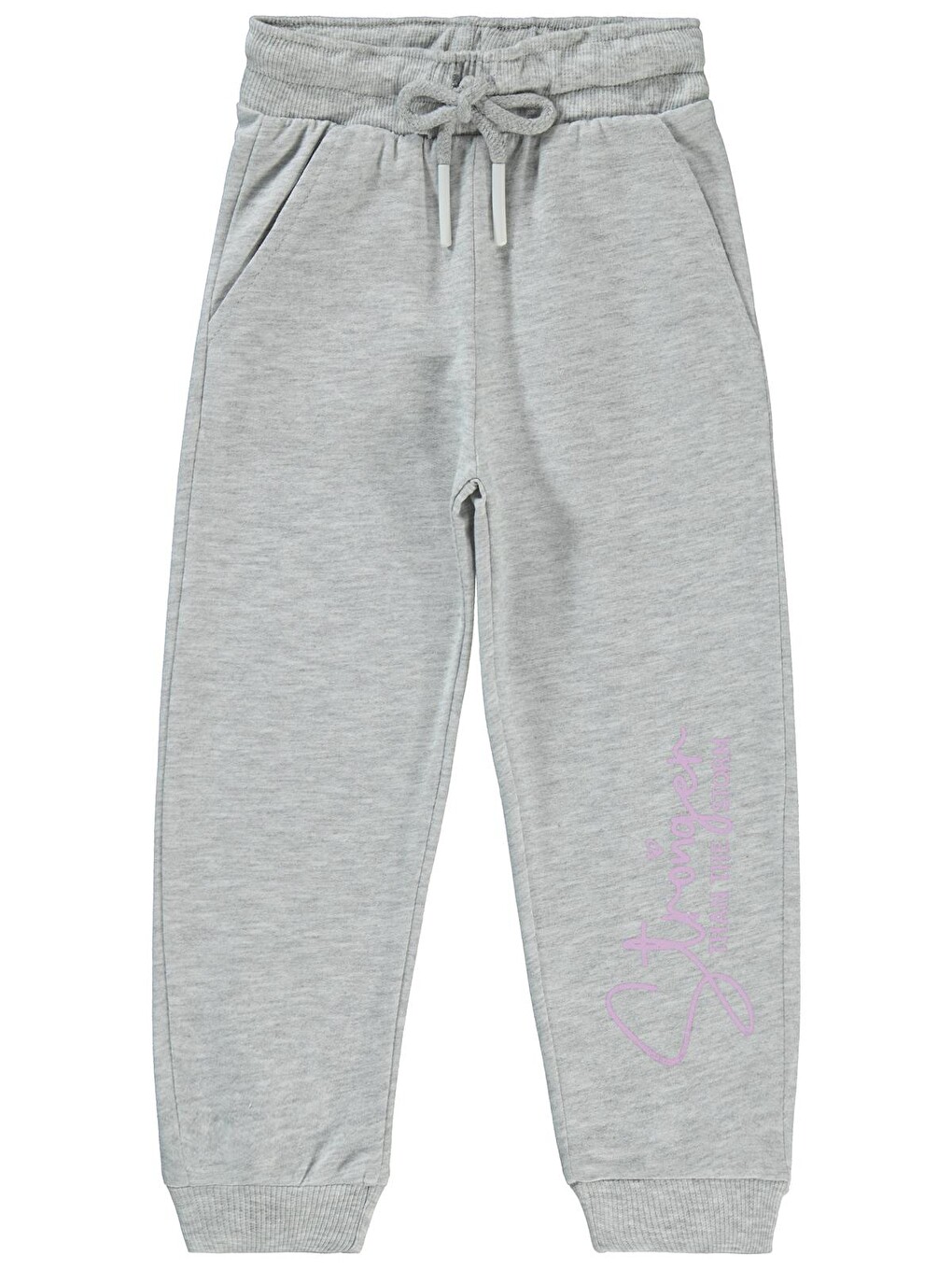 Beyaz Girls Basic 2-5 Yaş Eşofman Altı - Gri
