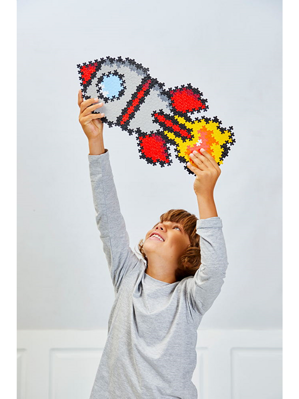 Plus-plus Puzzle By Number Rocket (500 Parça)-1