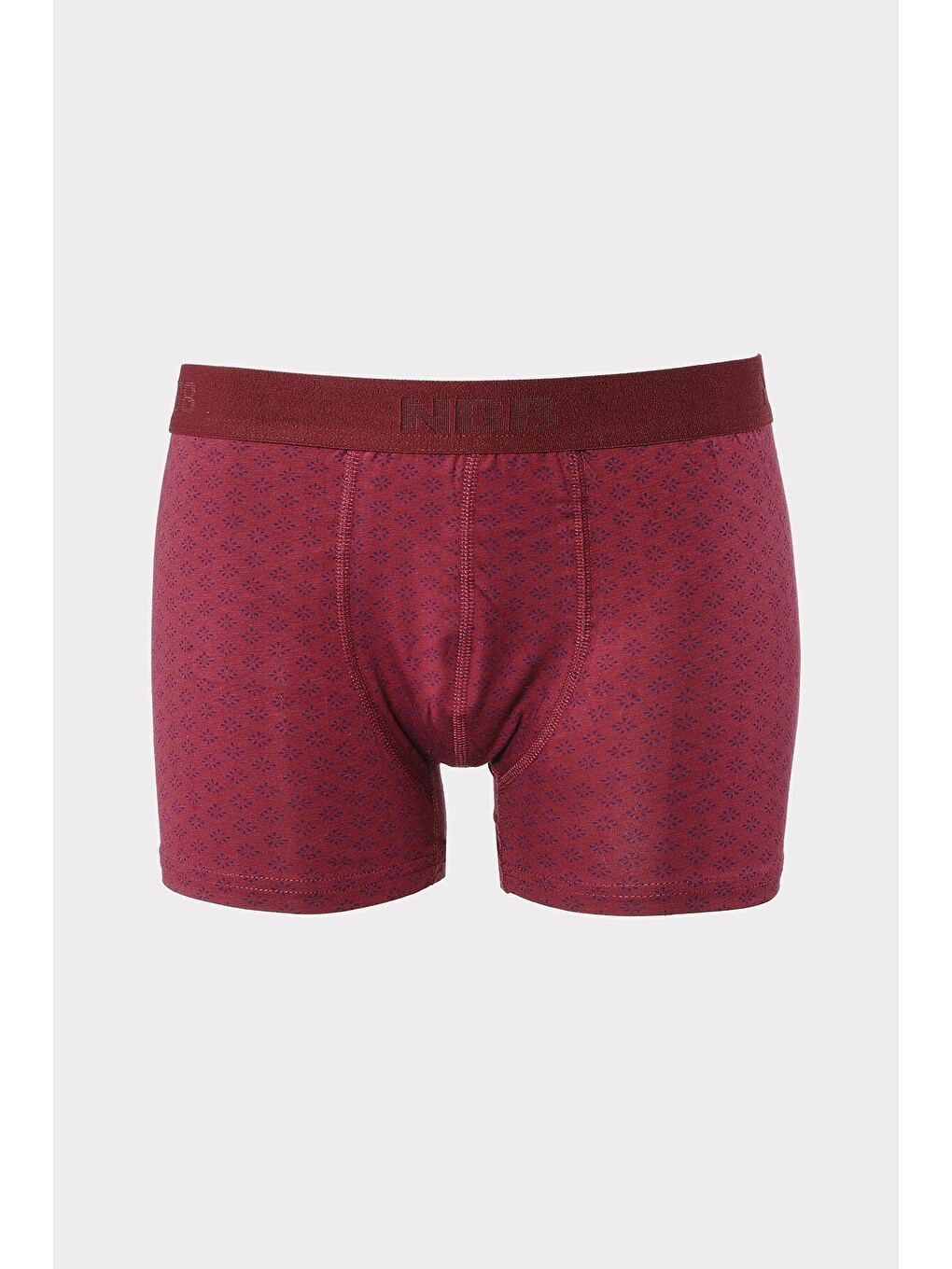 Bordo Baklava Desen Boxer