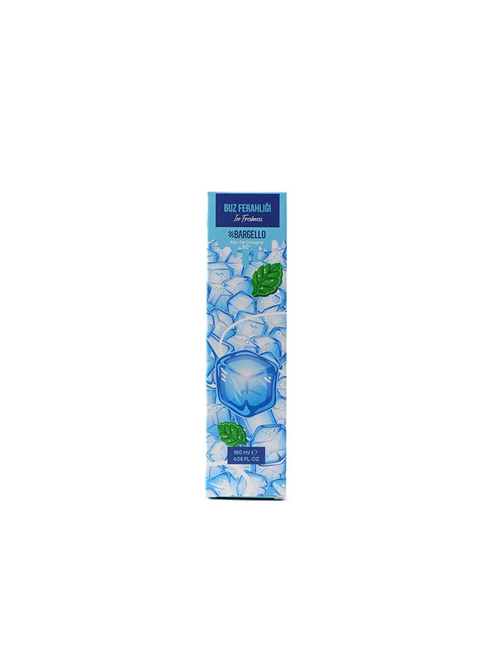 Buz Ferahliği 180 Ml Cam Dökme Kapak Kolonya Edc-2