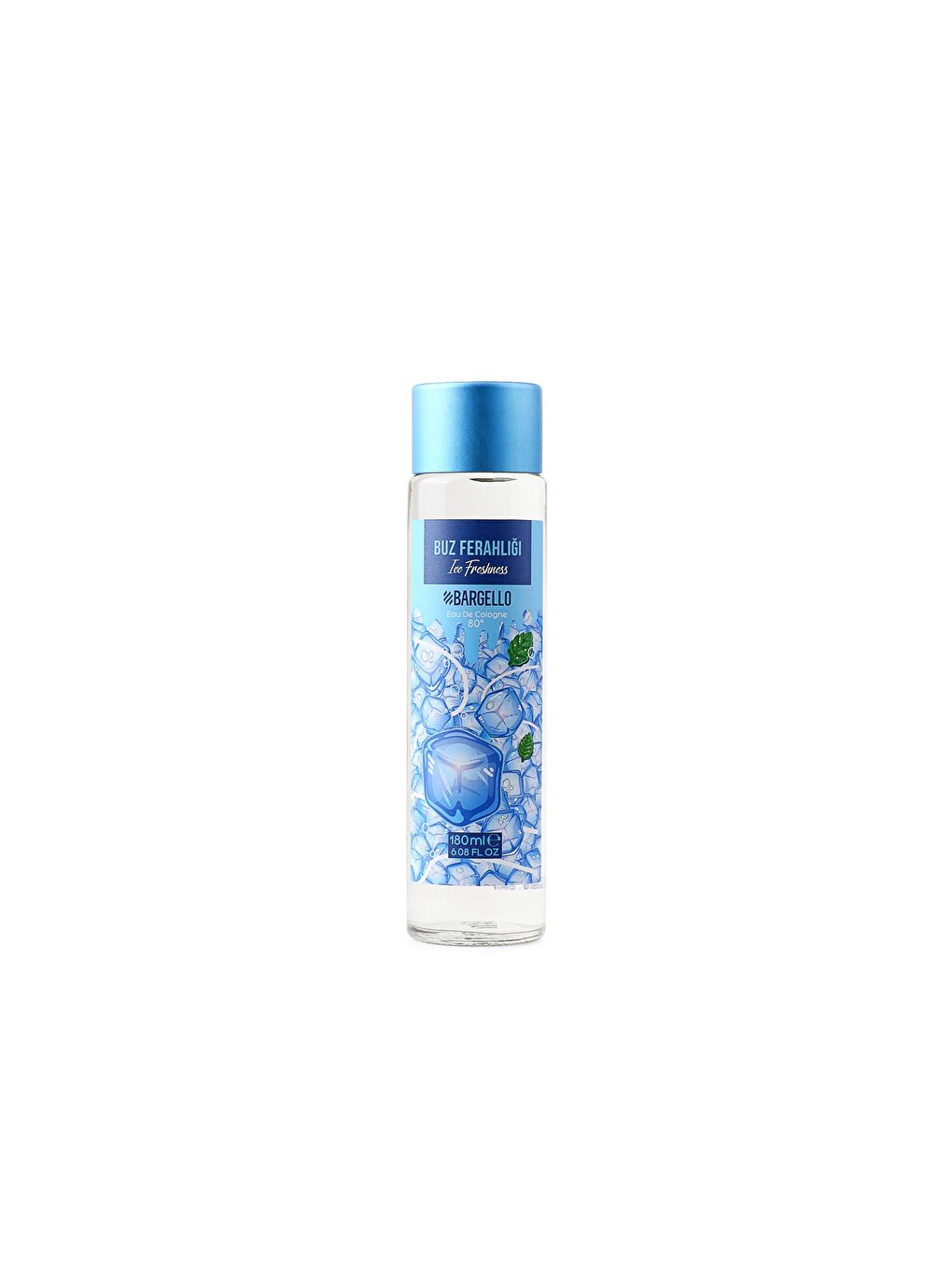 Buz Ferahliği 180 Ml Cam Dökme Kapak Kolonya Edc-3