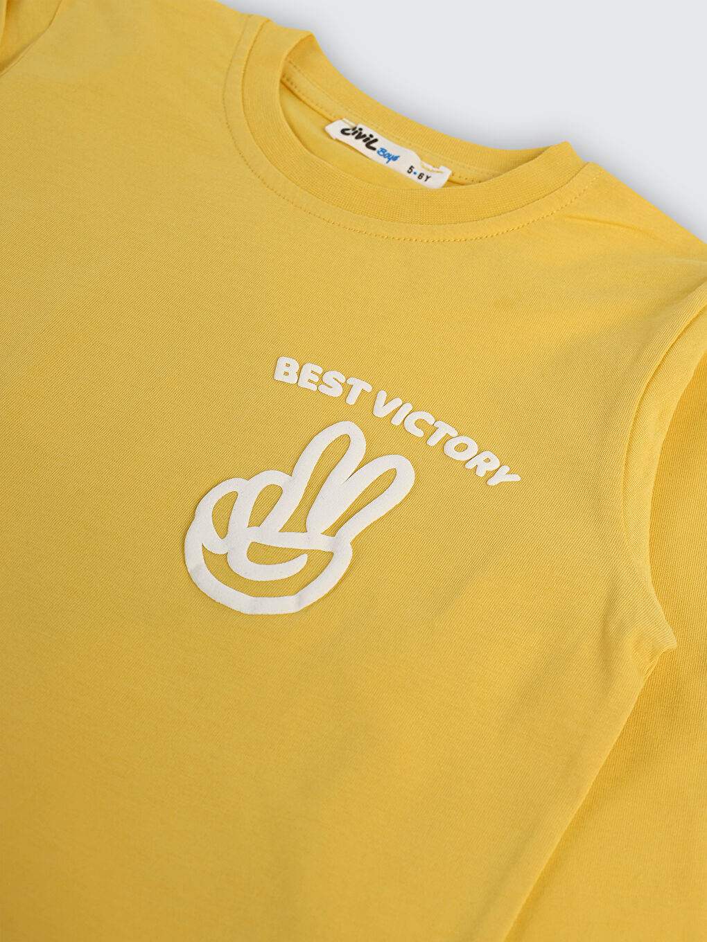 Boys Erkek Çocuk 2'li Sweatshirt 5-13 Yaş Sarı-5