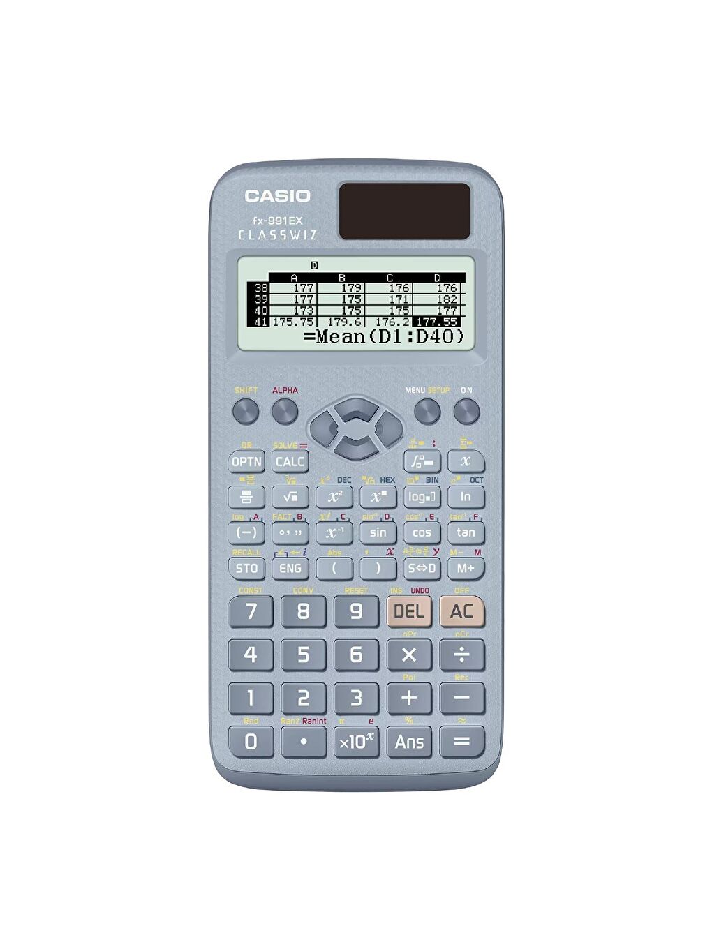 CASIO Mavi FX-991EX-BU Mavi Bilimsel Fonksiyonlu Hesap Makinesi GKE