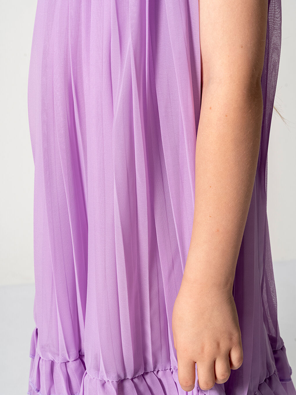 Mor Girls Kız Çocuk Elbise 2-5 Yaş Nazik Lavanta-2