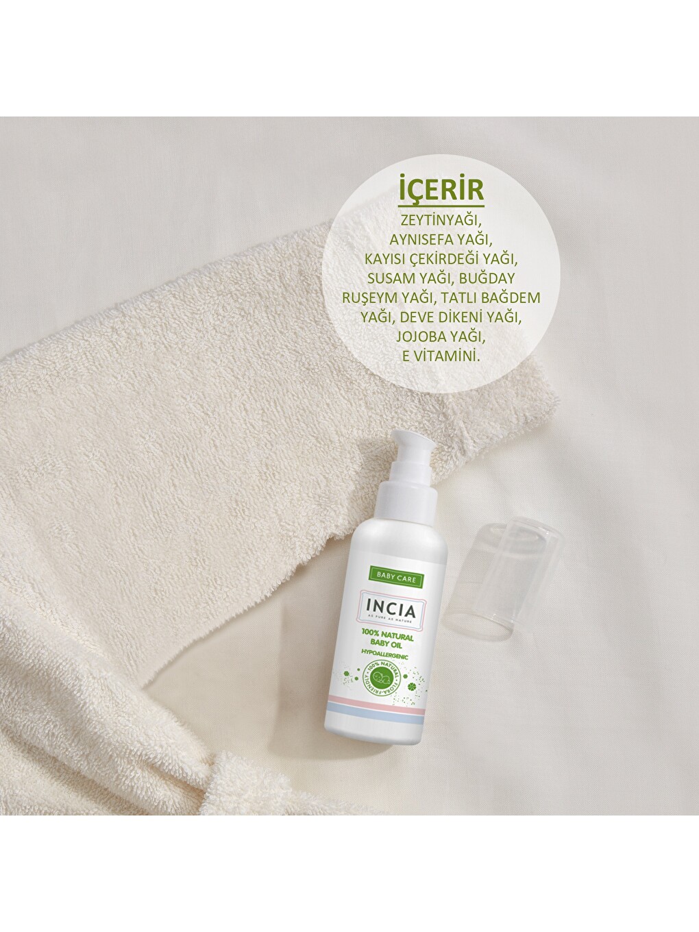 %100 Doğal Bebek Yağı Organik Jojoba Bakım Masaj Yağı Parafinsiz Bitkisel Vegan 110 Ml-2