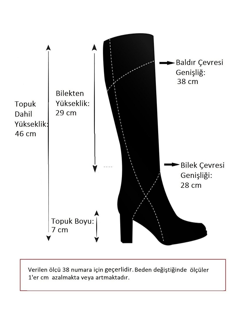 Bej E674250002 Vizon Kadın Çizme-4