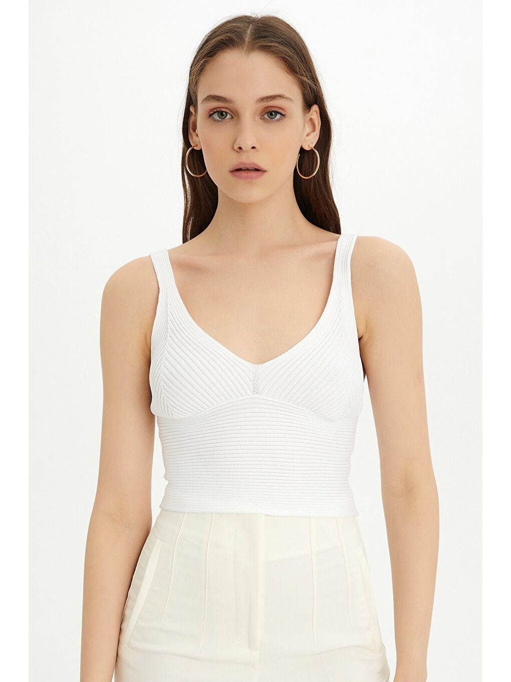 Ekru Atlet Bluz Triko Takım-4