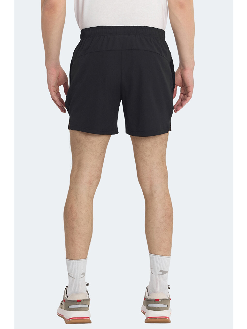 ROMANO Erkek Cepli Fıtness Siyah Şort-5