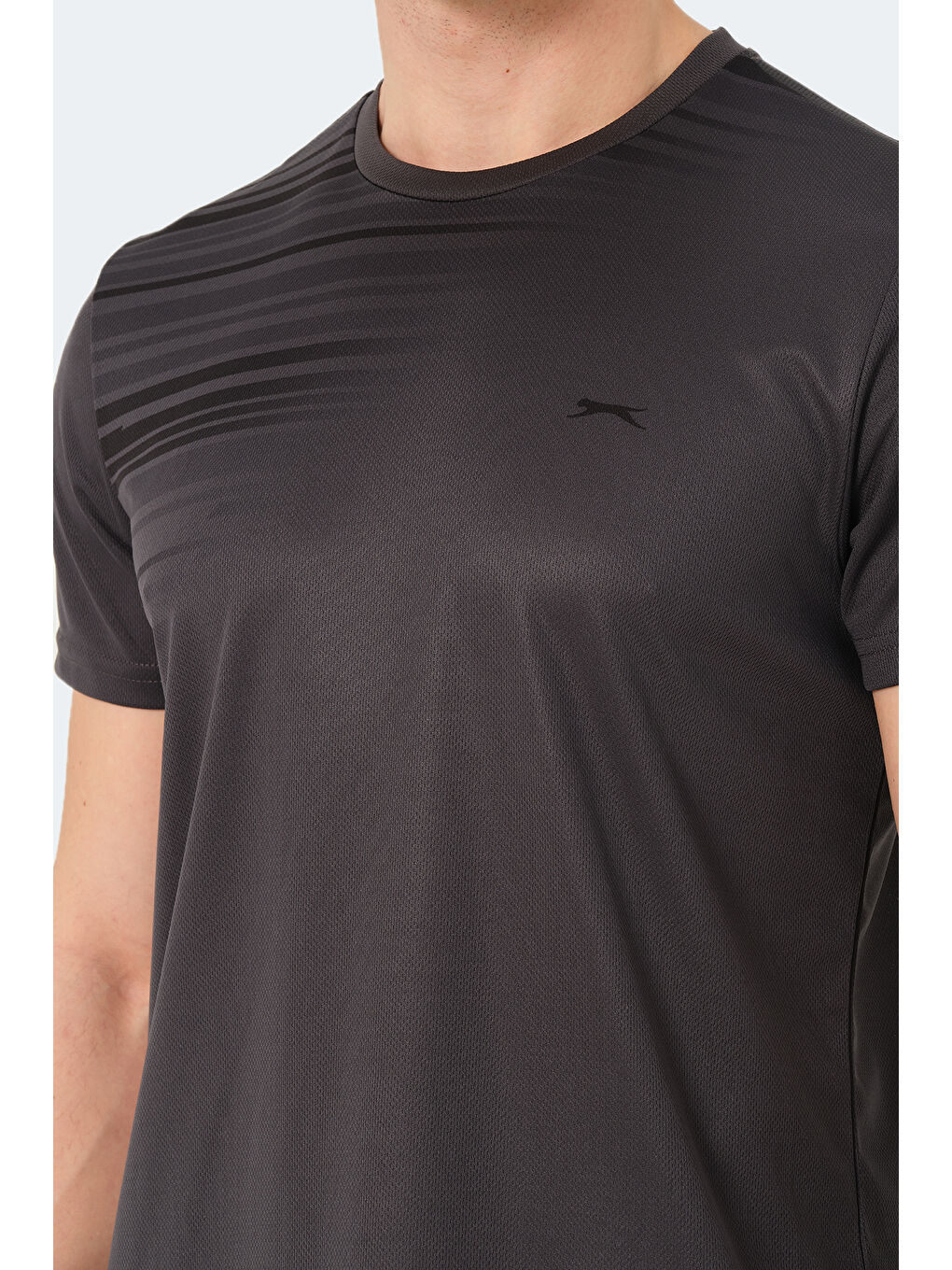 Erkek Tişört Koyu Gri-4
