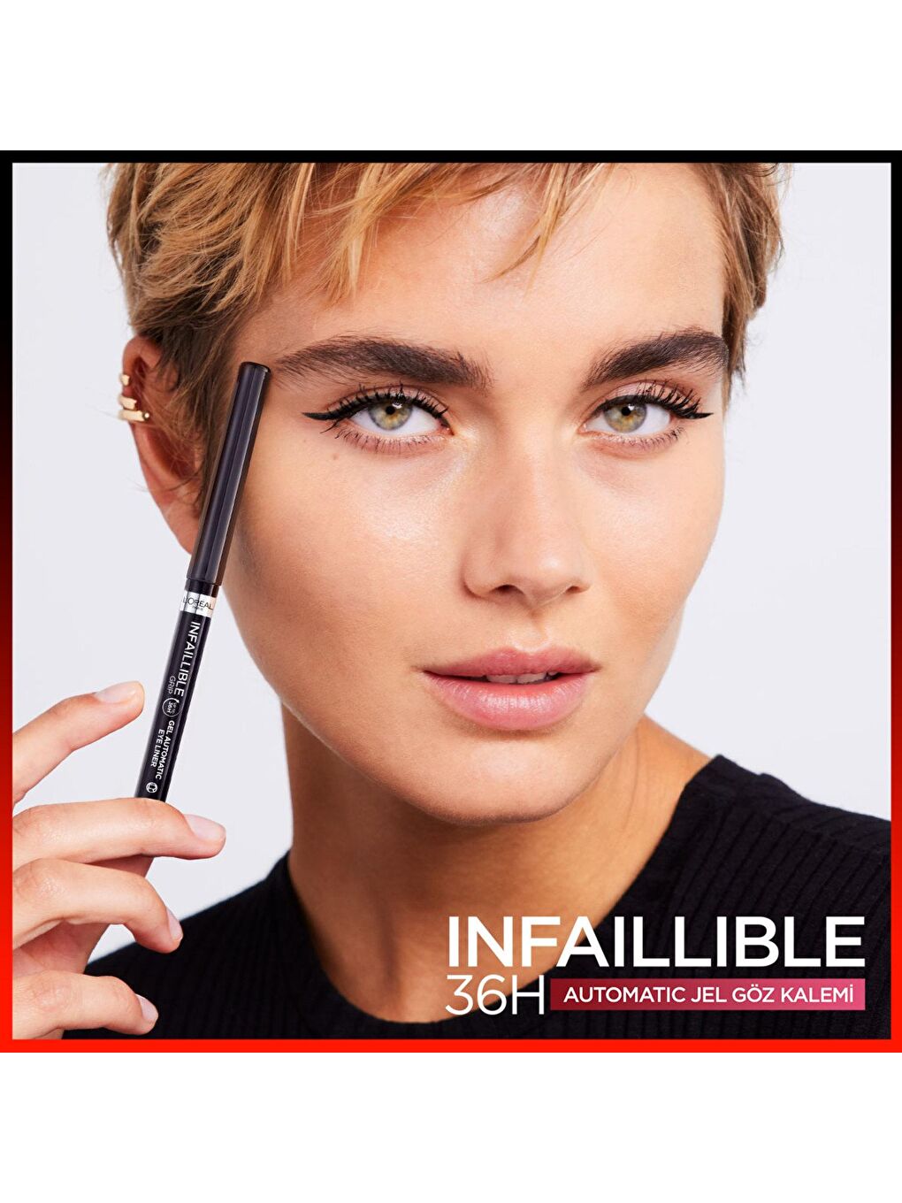 L'Oreal Paris Siyah Infaillible Automatic Jel Göz Kalemi - Yoğun Siyah - 3