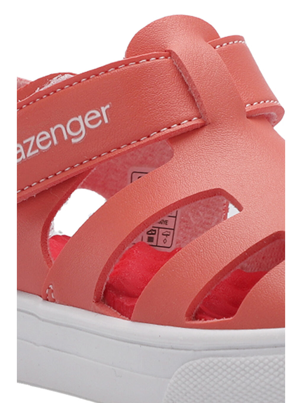 Kırmızı KRYSTAL Kız Çocuk Sandalet Ayakkabı Nar-3