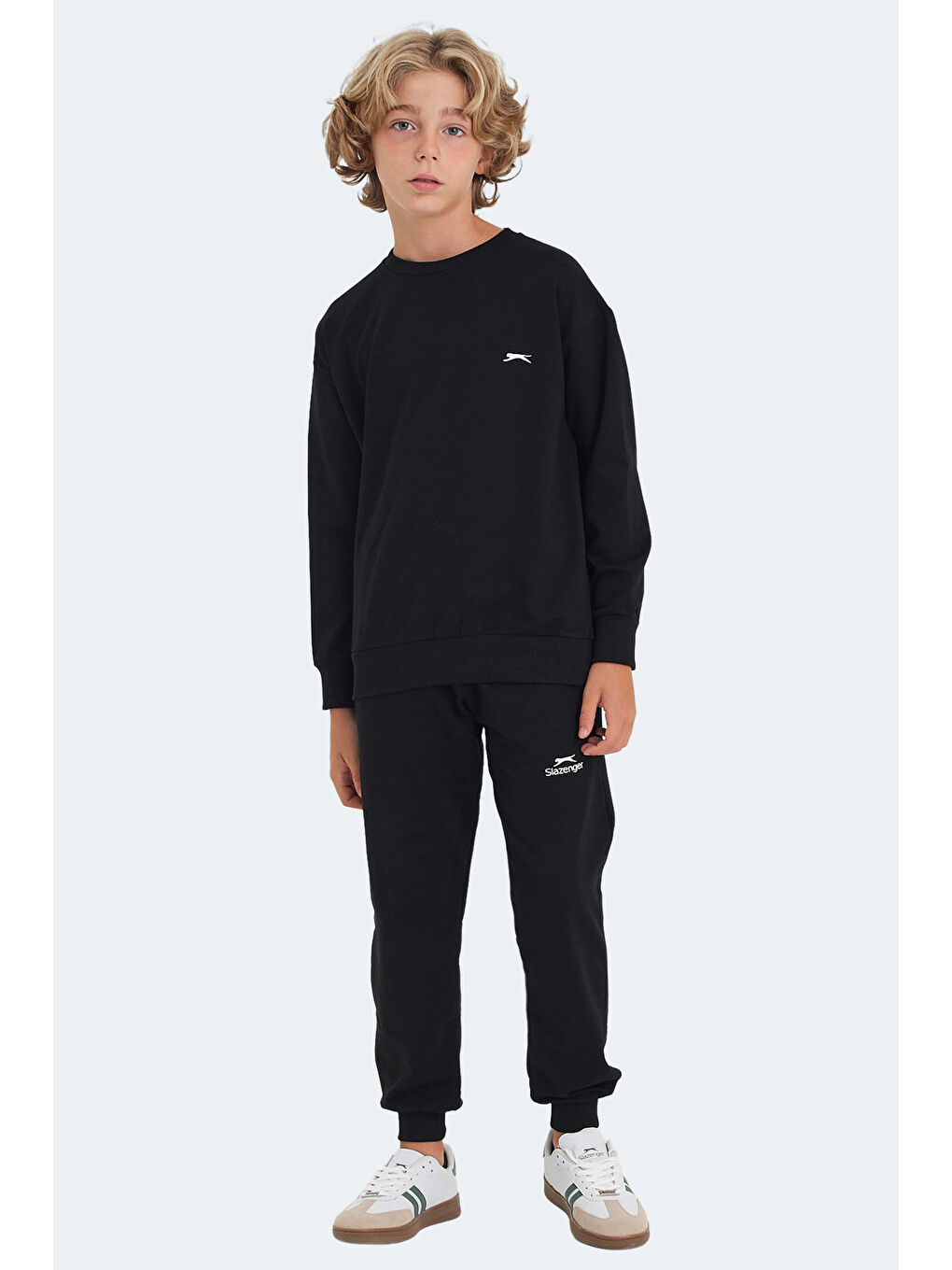 LUPPA IN Unisex Çocuk Siyah Sweatshirt-6