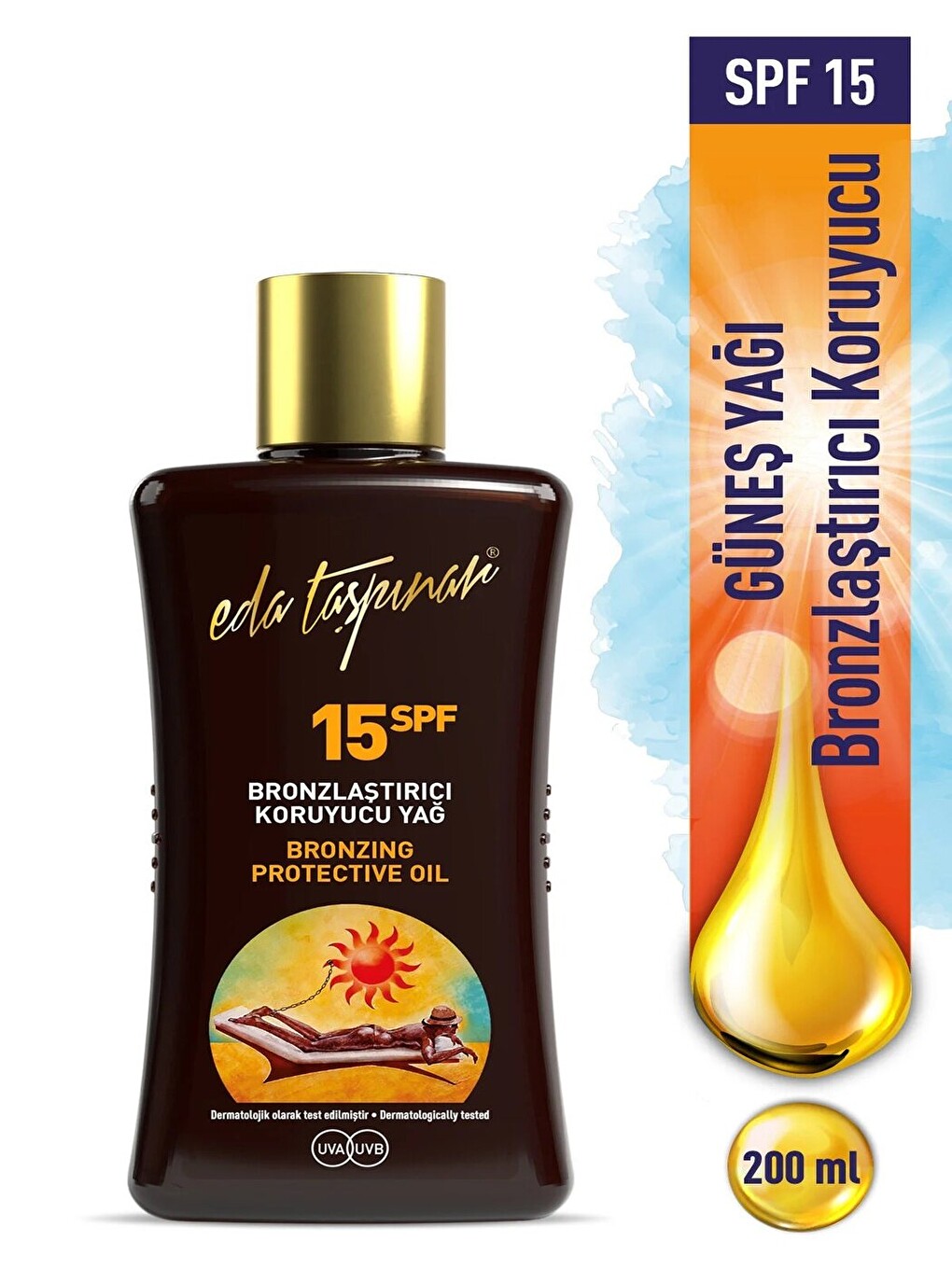 Bronzlaştırıcı Koruyucu Yağ Spf 15 - 200 Ml