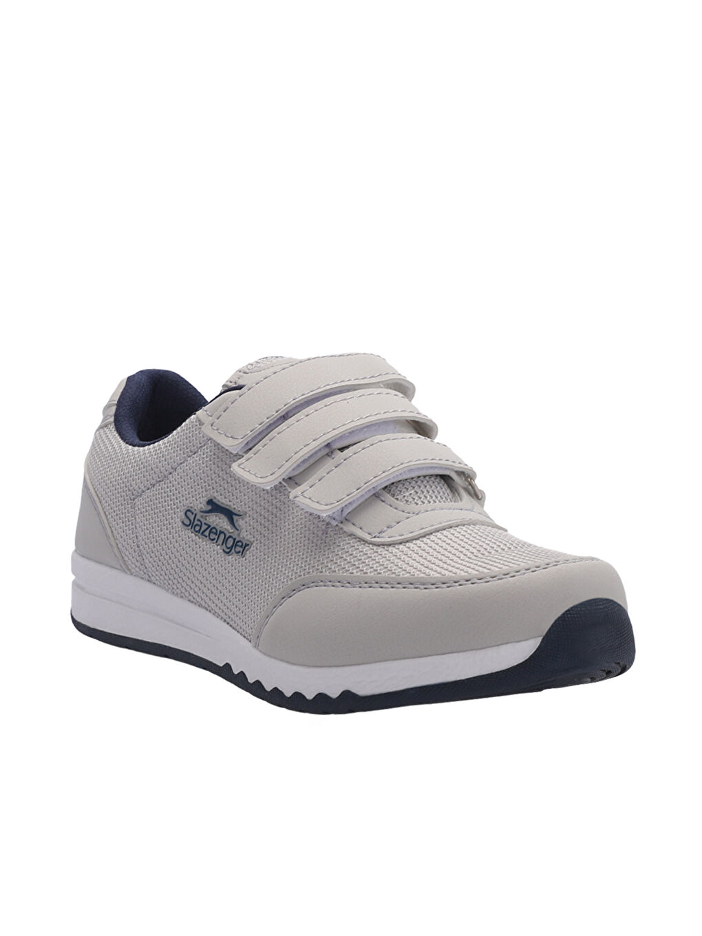 AGATHA I Kadın Cırt Cırtlı Gri / Lacivert Günlük Spor Ayakkabısı-3