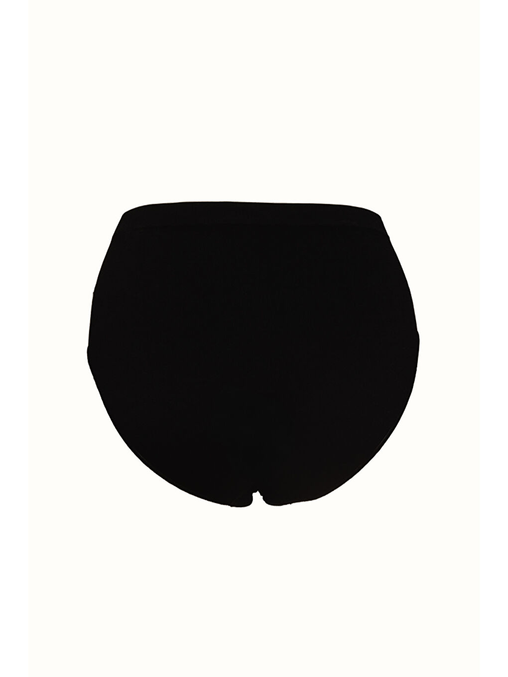 C13002 Dikişsiz Külot Siyah-1