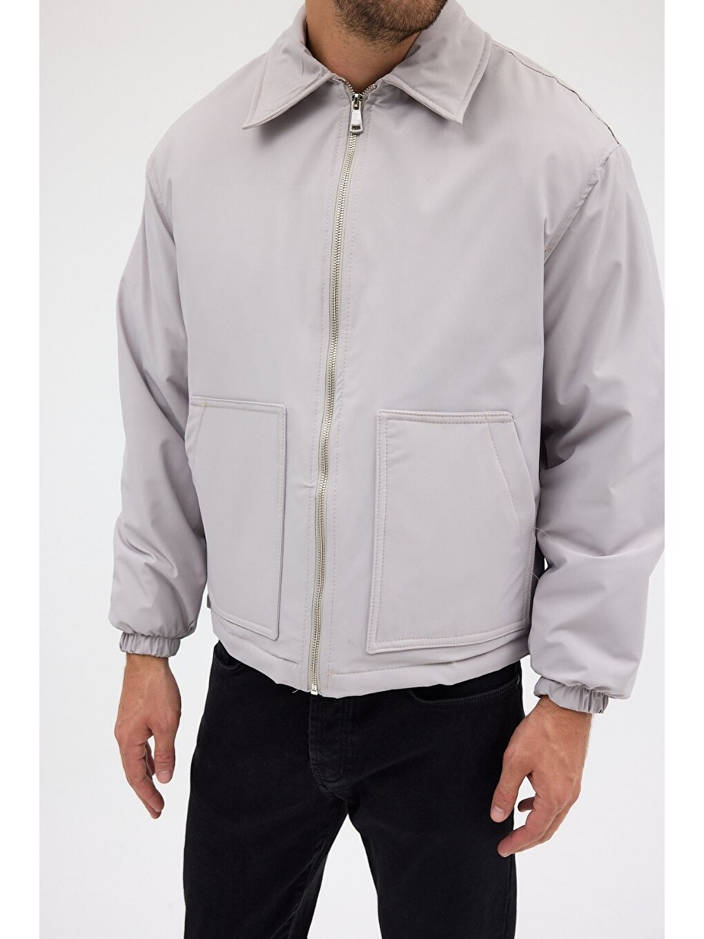 Ekru Vibes Boxy Fit Ceket 011-1