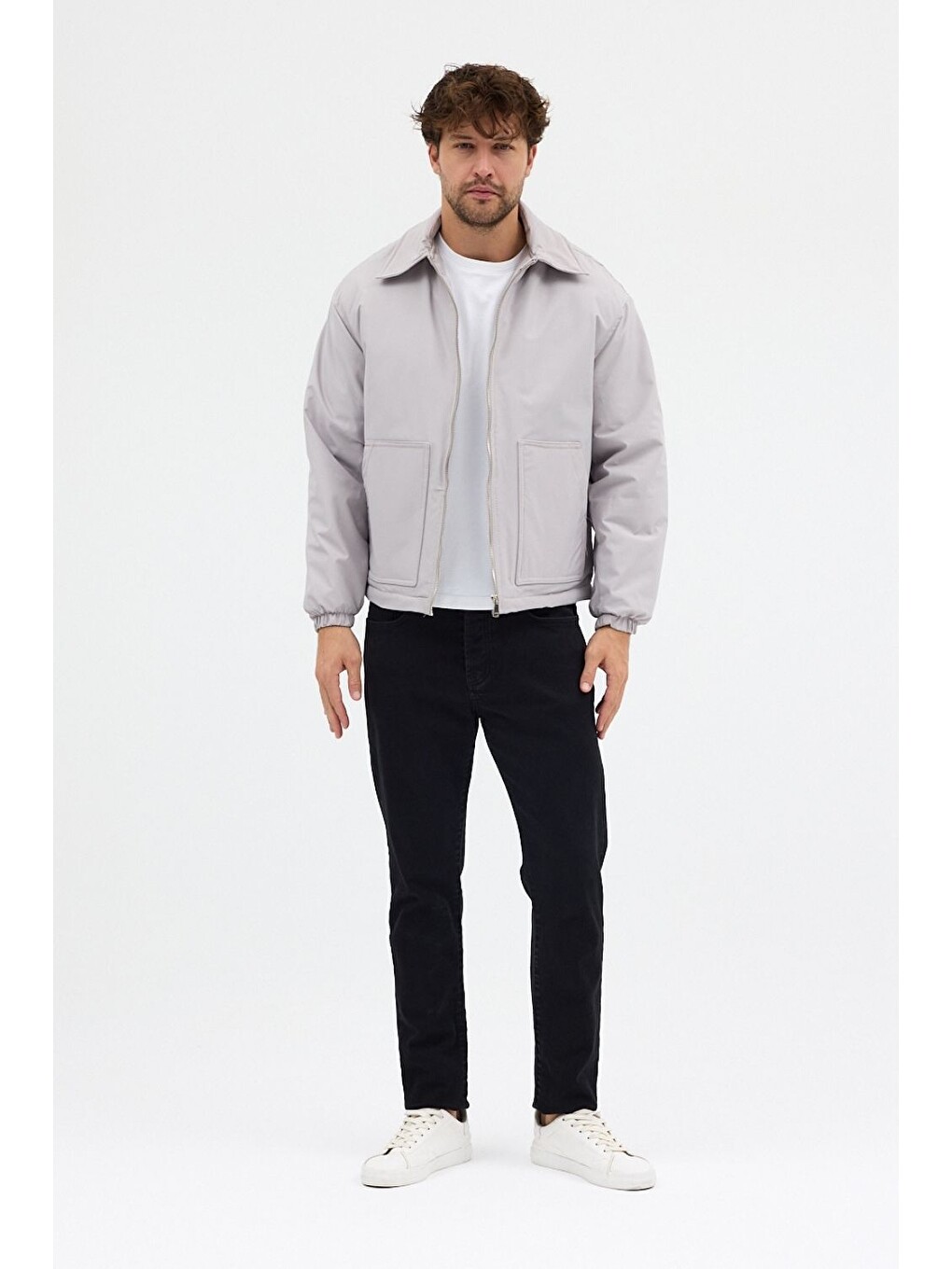 Ekru Vibes Boxy Fit Ceket 011-3