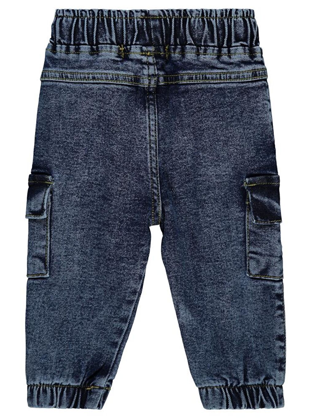 Baby Kargo Cepli Jean 6-18 Ay Pantolon - Mavi 6-9 Ay