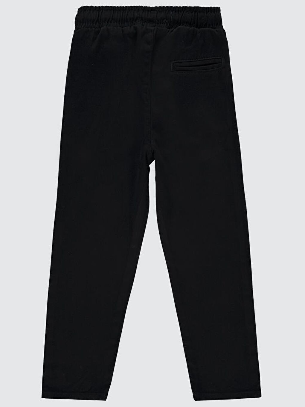 Boys Beli Lastikli Chinno 10-13 Yaş Pantolon - Siyah 11-12 Yaş