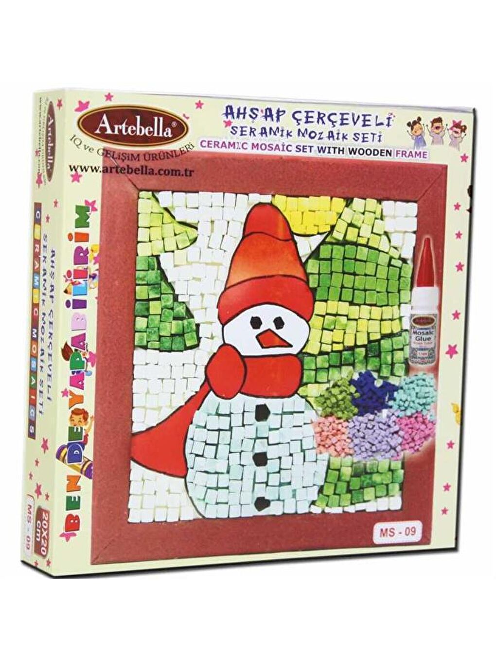 Artebella Karışık Seramik Mozaik Set 20x20cm MS-09