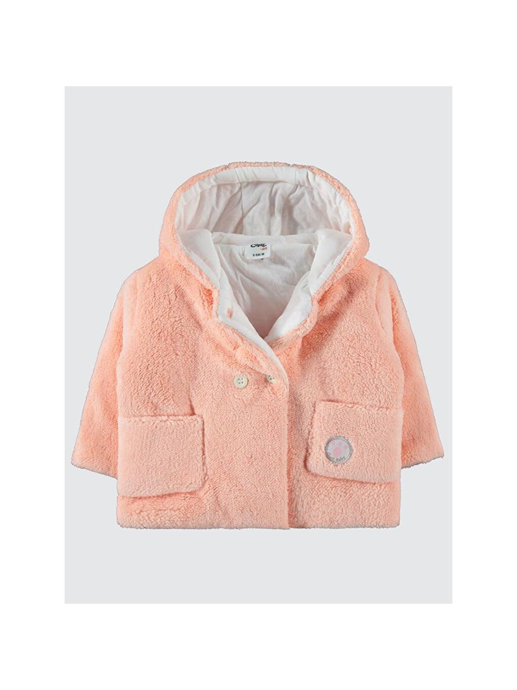 Pembe Baby Cepli 6-18 Ay Mont - Pudra 9-12 Ay-4