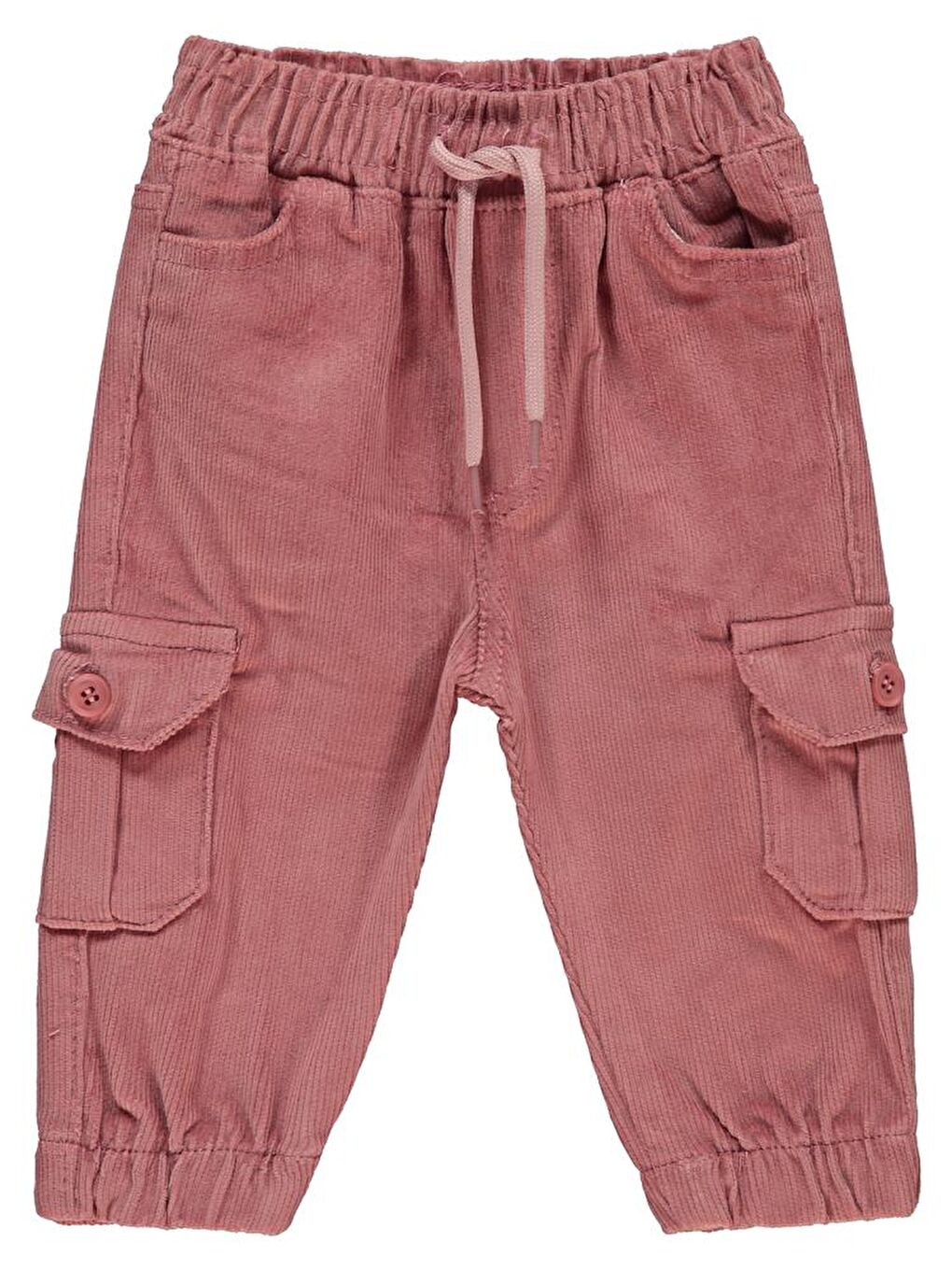 Pembe Baby Kargo Cepli Jogger 9-18 Ay Pantolon - Pudra 9-12 Ay-2