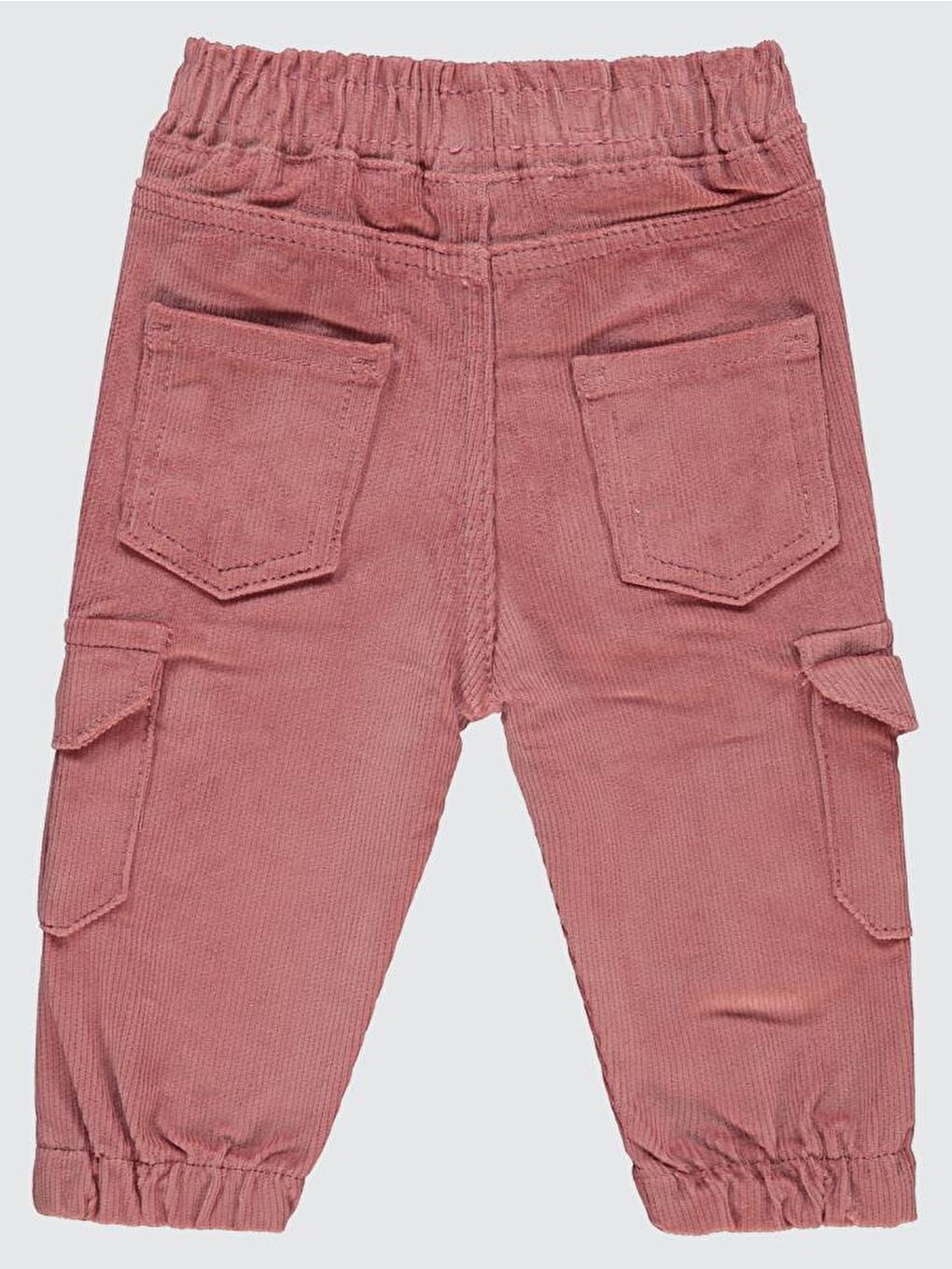 Pembe Baby Kargo Cepli Jogger 9-18 Ay Pantolon - Pudra 9-12 Ay