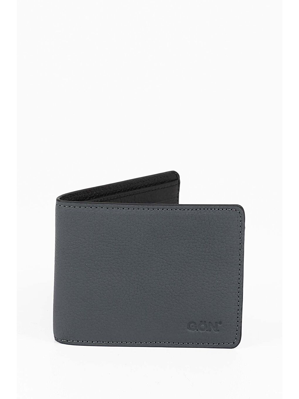 Antrasit Hakiki Deri Erkek Yatay Cüzdan 06390