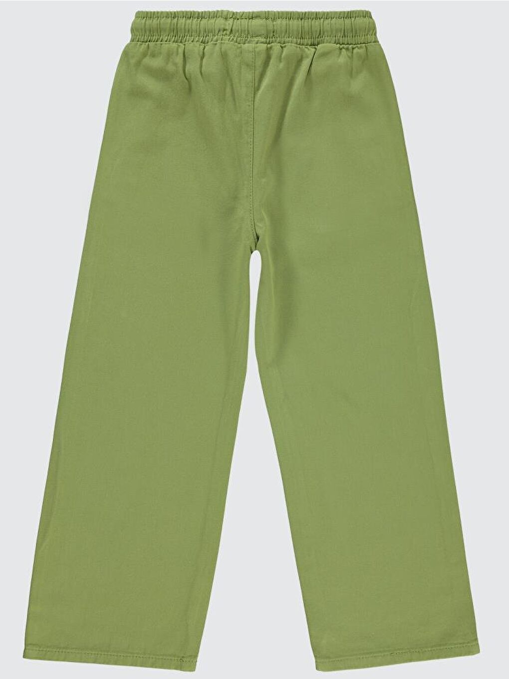 Girls Bol Paça 6-9 Yaş Pantolon - Haki9-10 Yaş-1