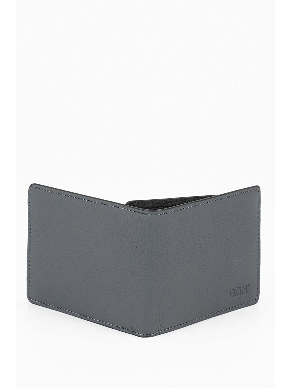 Antrasit Hakiki Deri Erkek Yatay Cüzdan 06390-3