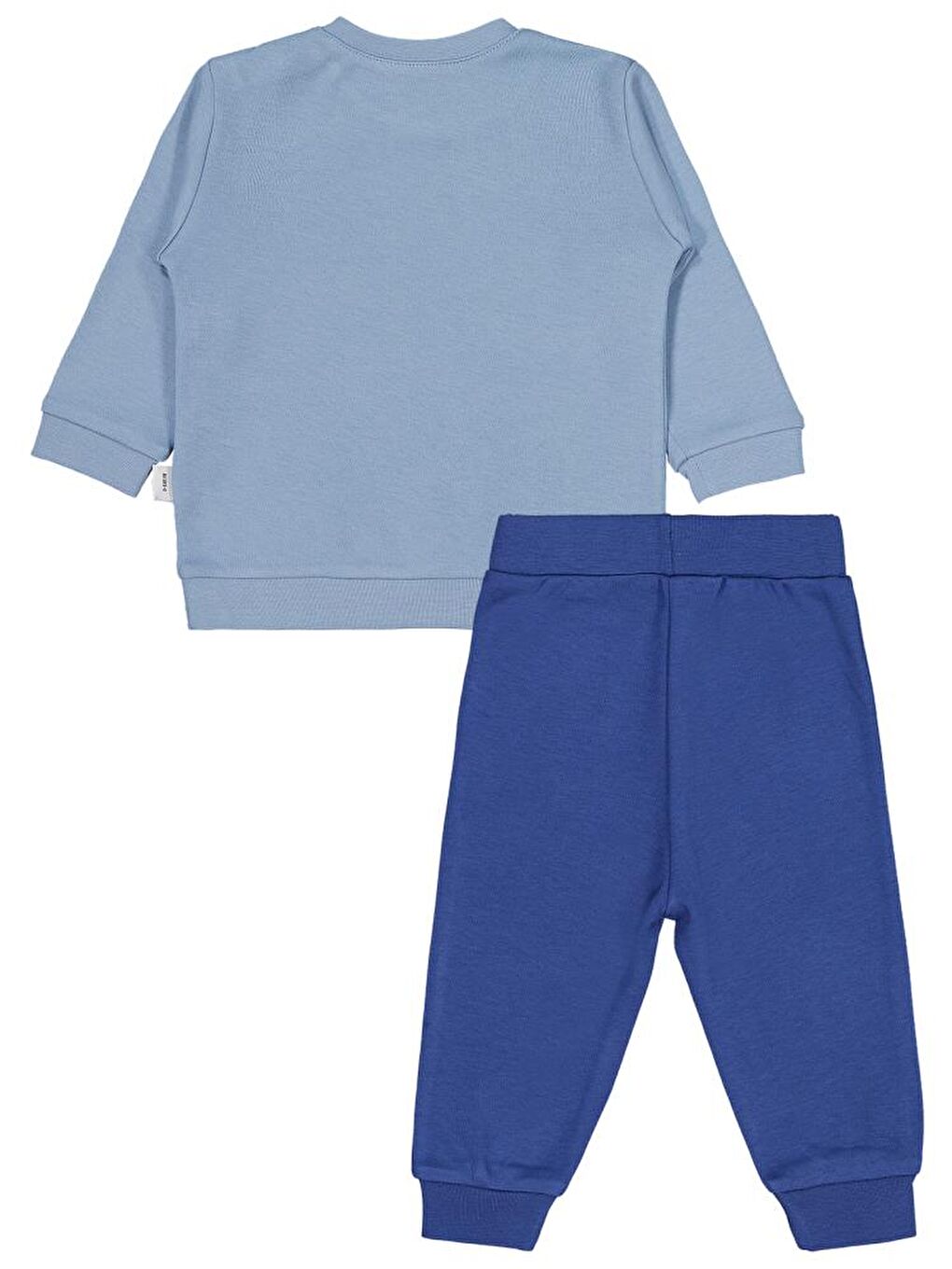 Baby Bebek Bisiklet Yaka Takım 6-18 Ay - Mavi 12-18 Ay-2