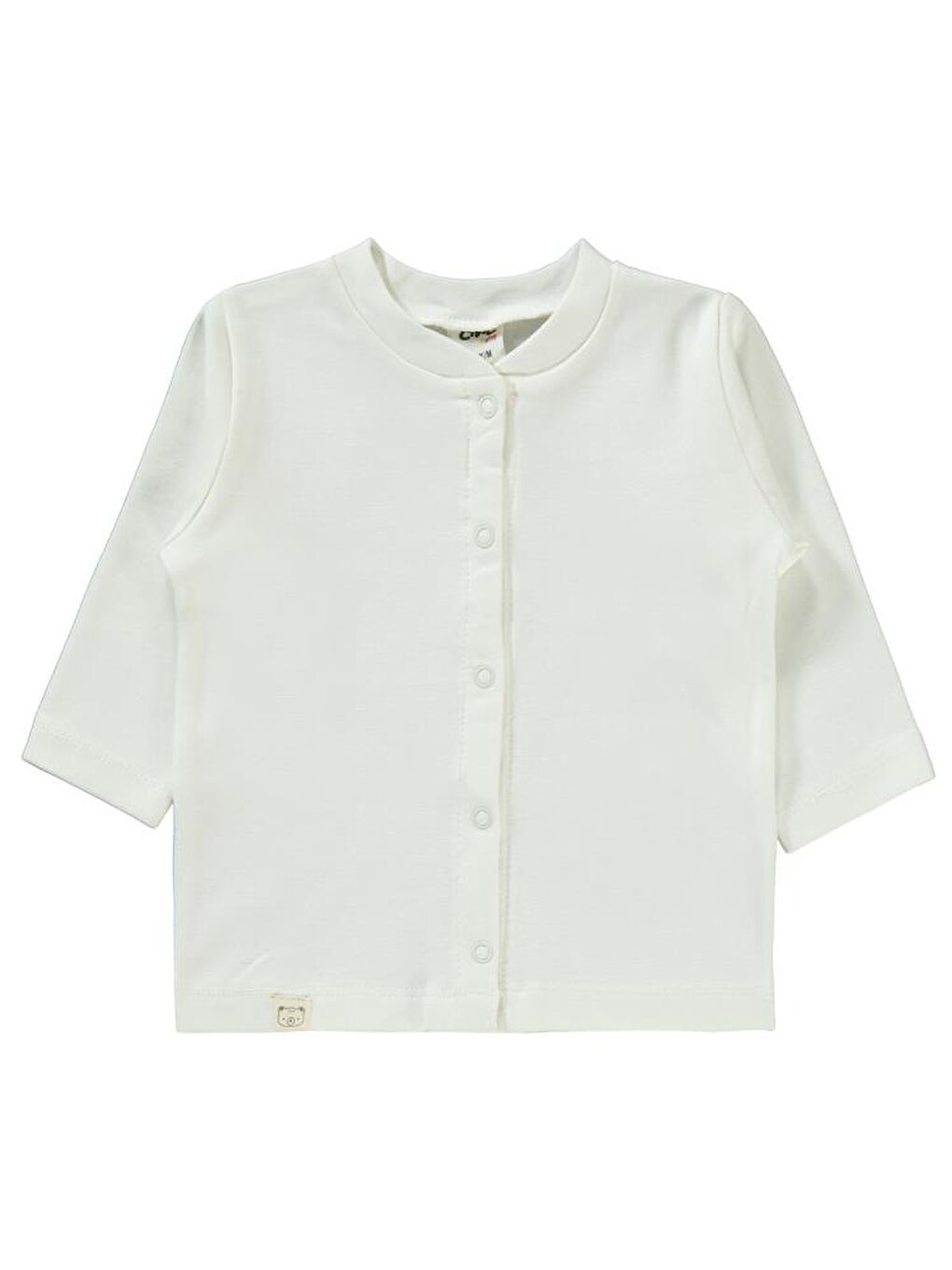 Baby Düz 1-6 Ay Pijama Takımı - Ekru 6-9 Ay-4