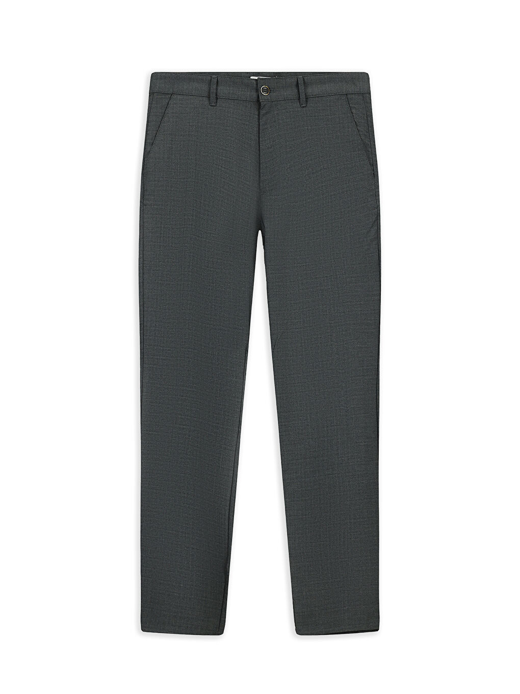 Gri Regular Fit Elastanlı Kanvas / Chino Pantolon