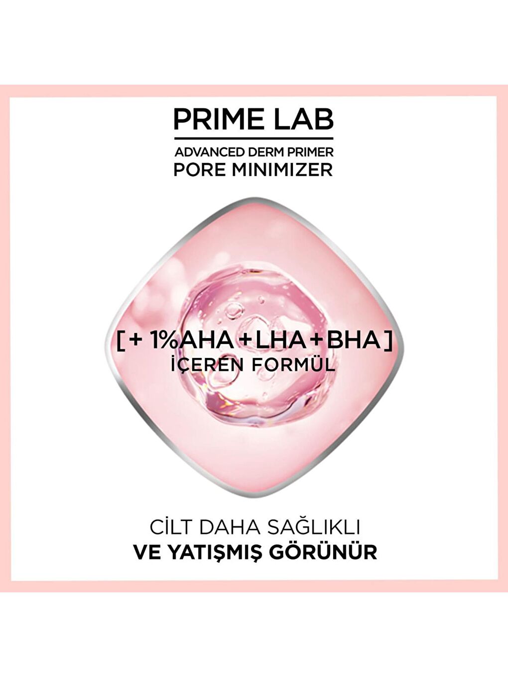 L'Oreal Paris Nude Prime Lab Pore Minimizer Gözenek Küçültücü AHA ve BHA İçeren Primer - 1