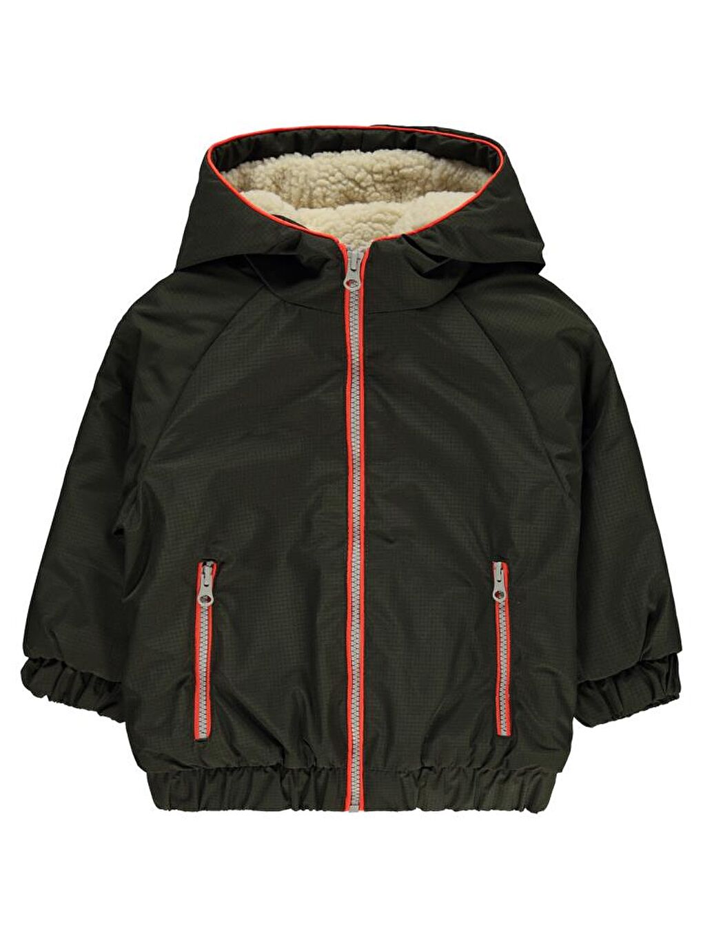 Boys Kapüşonlu Welsoflu Pilot 2-5 Yaş Mont - Haki 4-5 Yaş