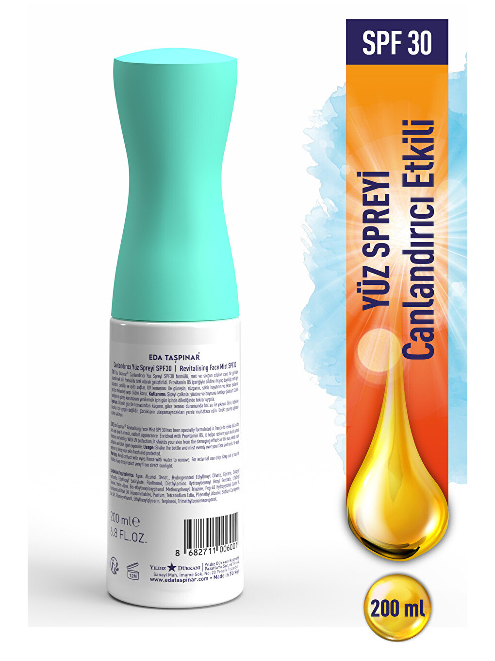 Canlandırıcı Etkili Yüz Spreyi Spf 30 - 200 Ml (egy0080)-2