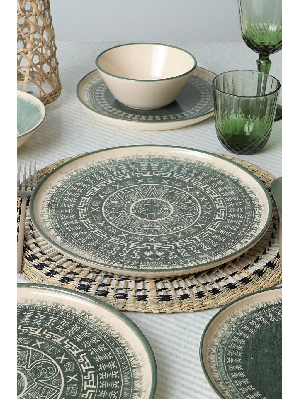 Karışık Maya Yemek Takımı 24 Parça 6 Kişilik-3