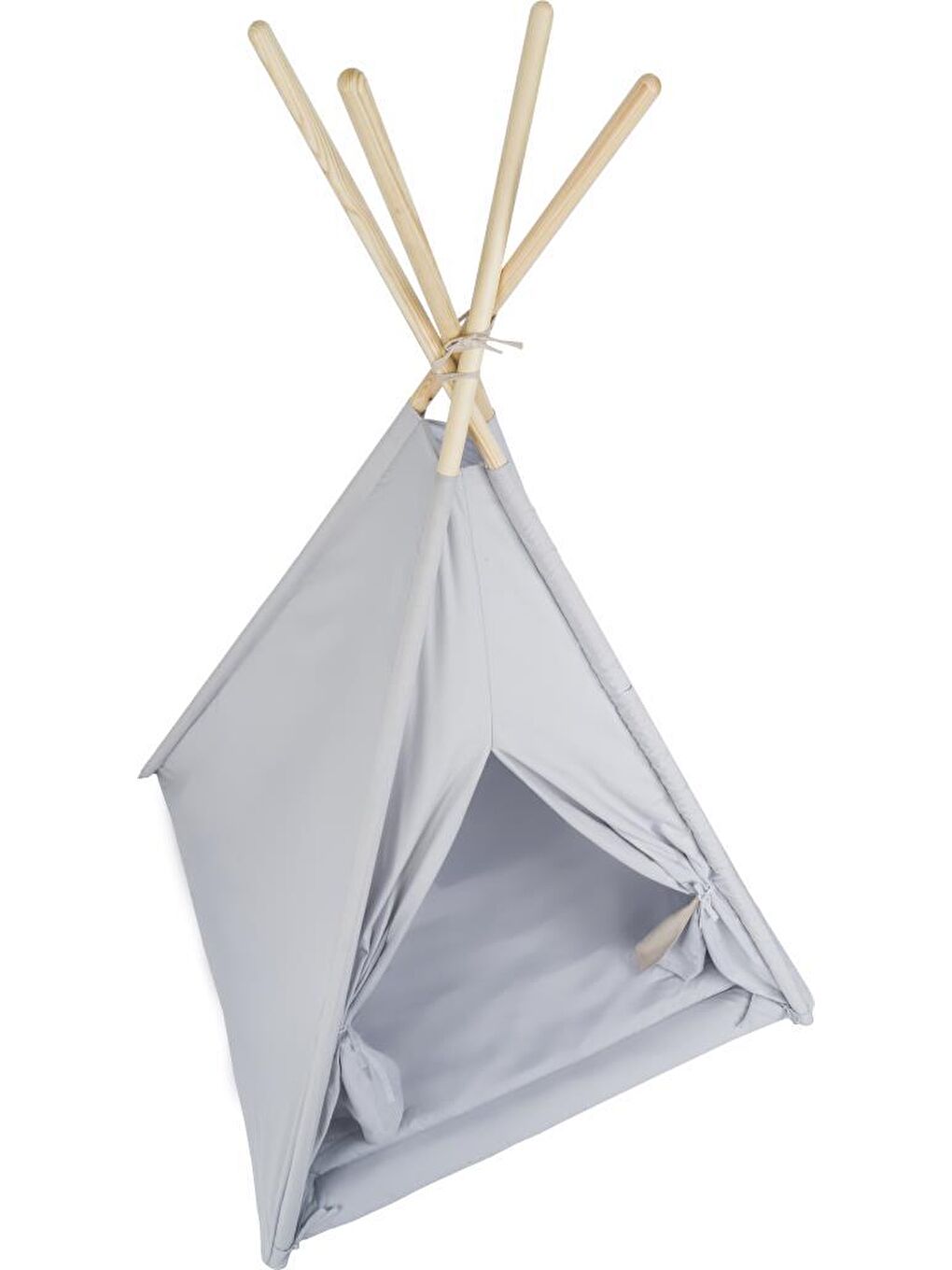 Çocuk Kızılderili Oyun Çadırı Ahşap Direkli Geniş Oyun Çadırı ve Minderli Ev & Bahçe Oyun Alanı Mind-6