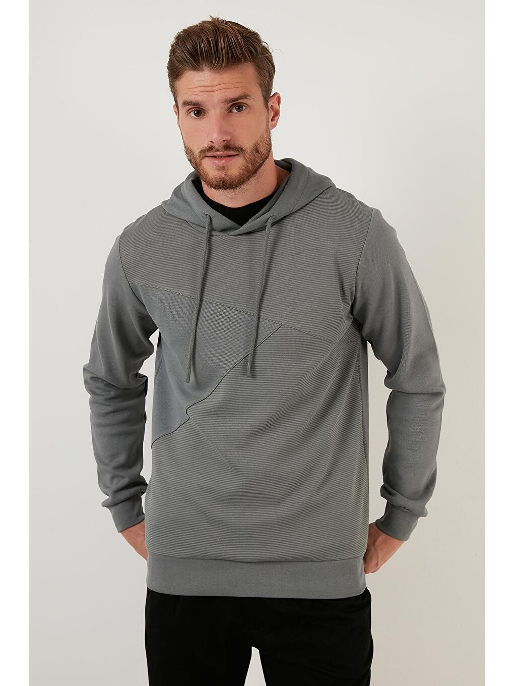 Buratti Haki Regular Fit Kapüşonlu Pamuklu Sweat 5905285 - 2