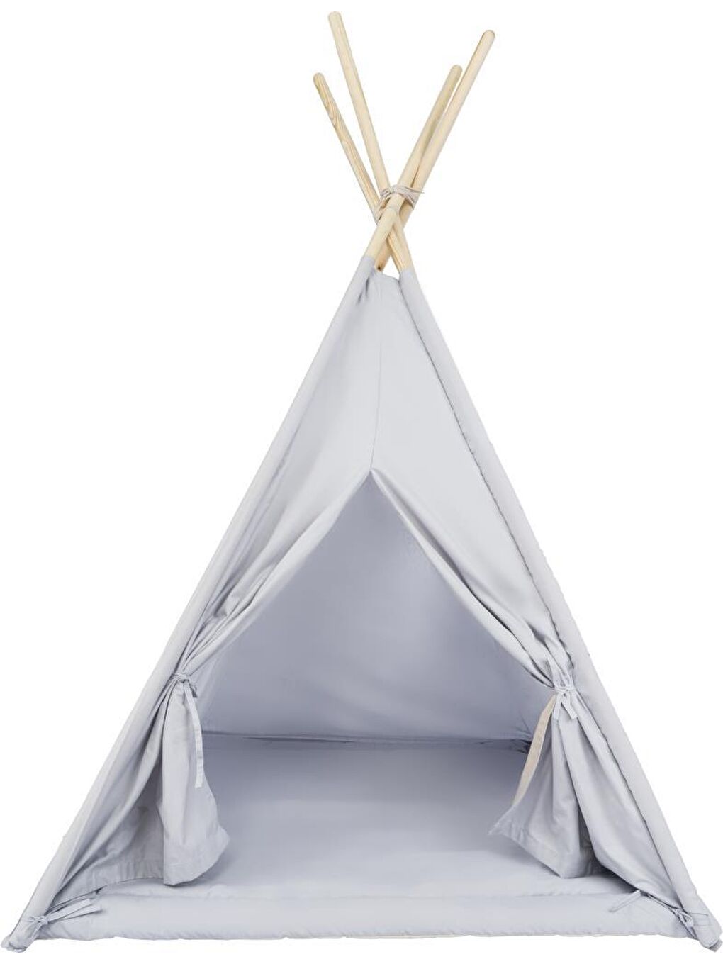 Çocuk Kızılderili Oyun Çadırı Ahşap Direkli Geniş Oyun Çadırı ve Minderli Ev & Bahçe Oyun Alanı Mind-7