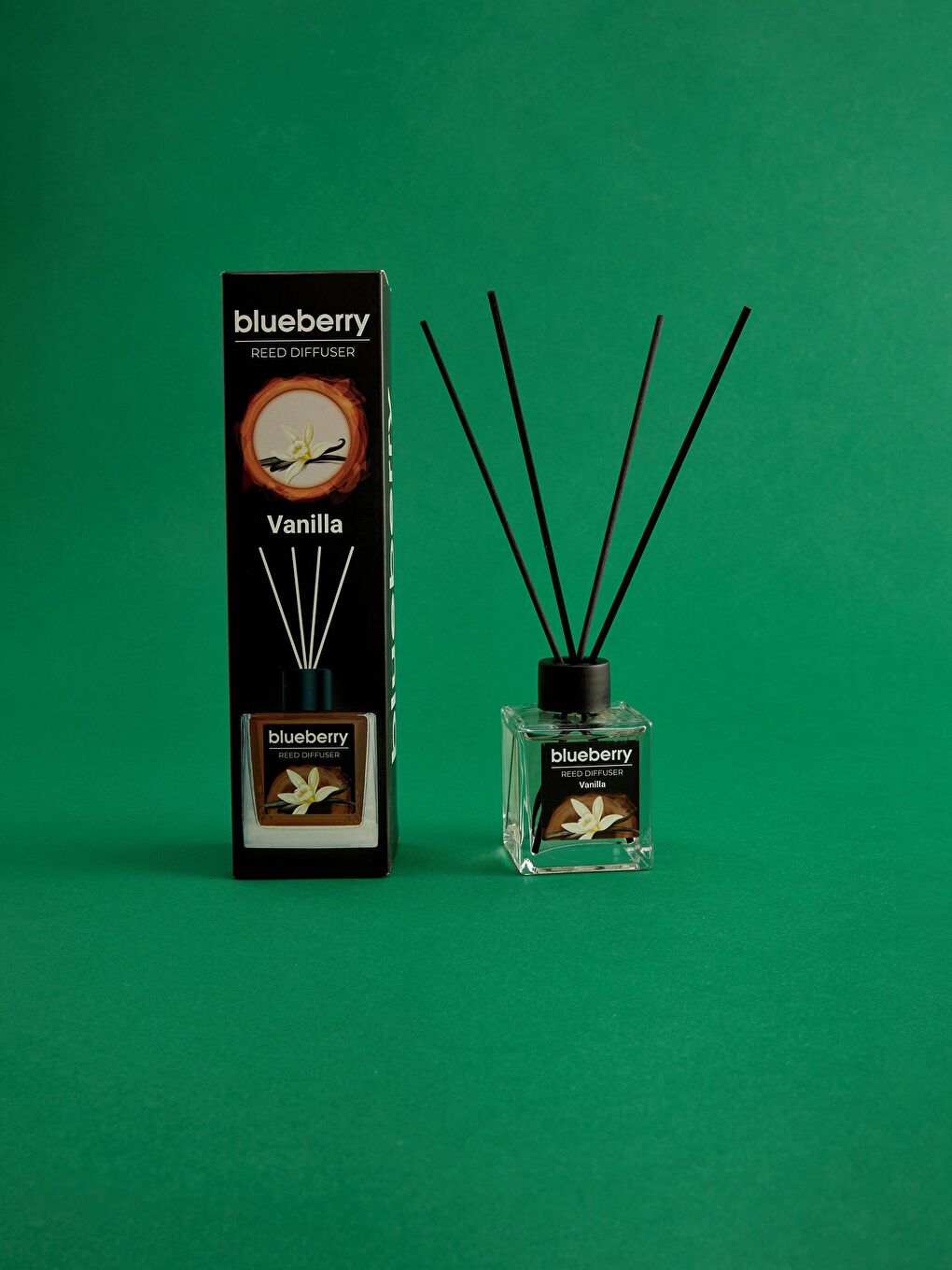 Siyah Vanilya Kokulu Çubuklu Oda Kokusu 100 Ml