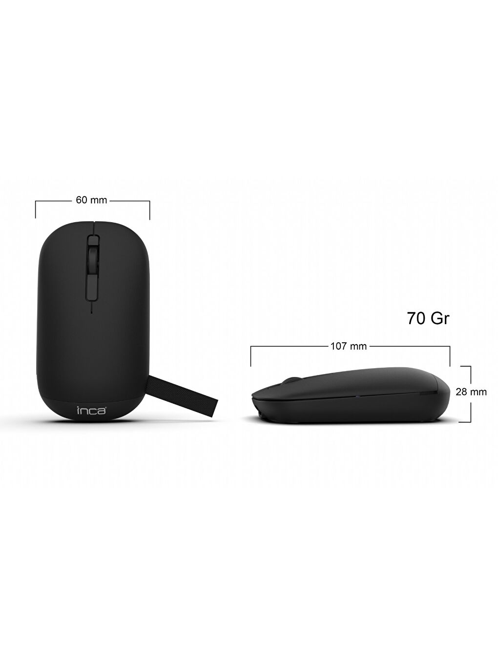 IWM-242S Bluetooth+Wireless Double Mod Rechargeable Handhold Silent Mouse-1