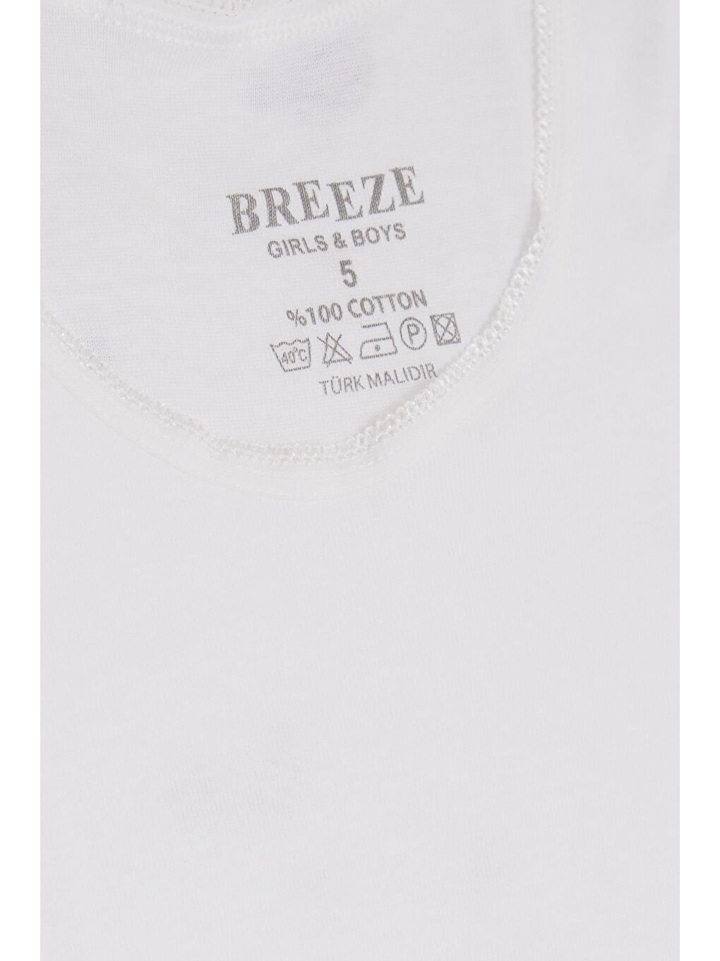 Kız Çocuk Kalın Askılı Atlet Beyaz (5-13 Yaş)-2