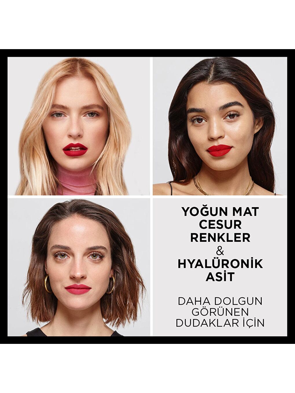 L'Oreal Paris Kırmızı Color Riche Intense Volume Matte Ruj - 346 Rouge Determination - 5