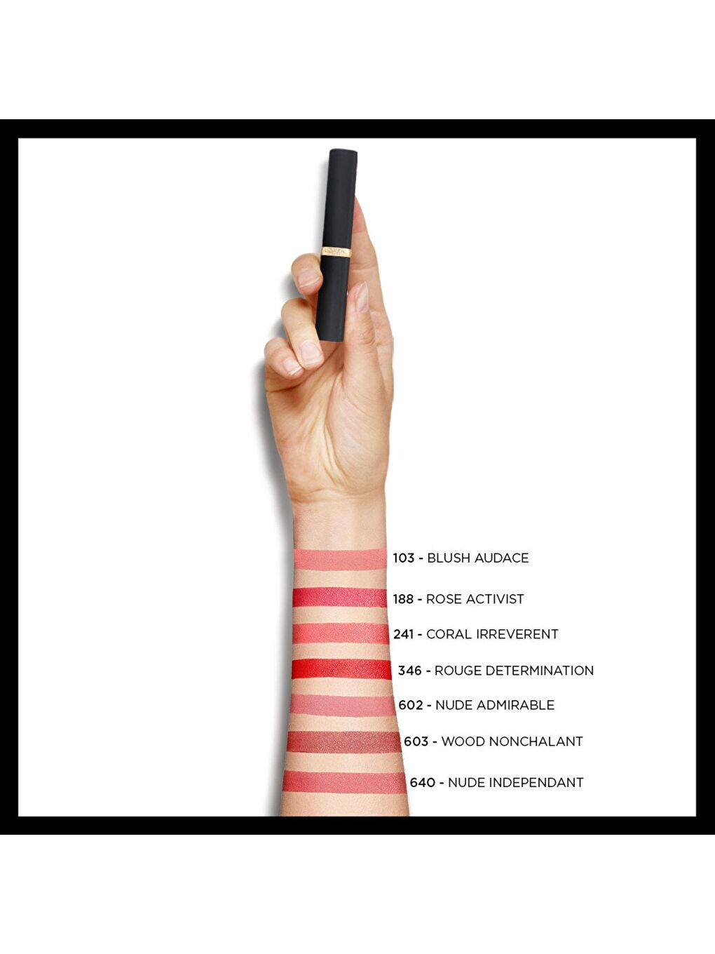 L'Oreal Paris Kırmızı Color Riche Intense Volume Matte Ruj - 346 Rouge Determination - 6