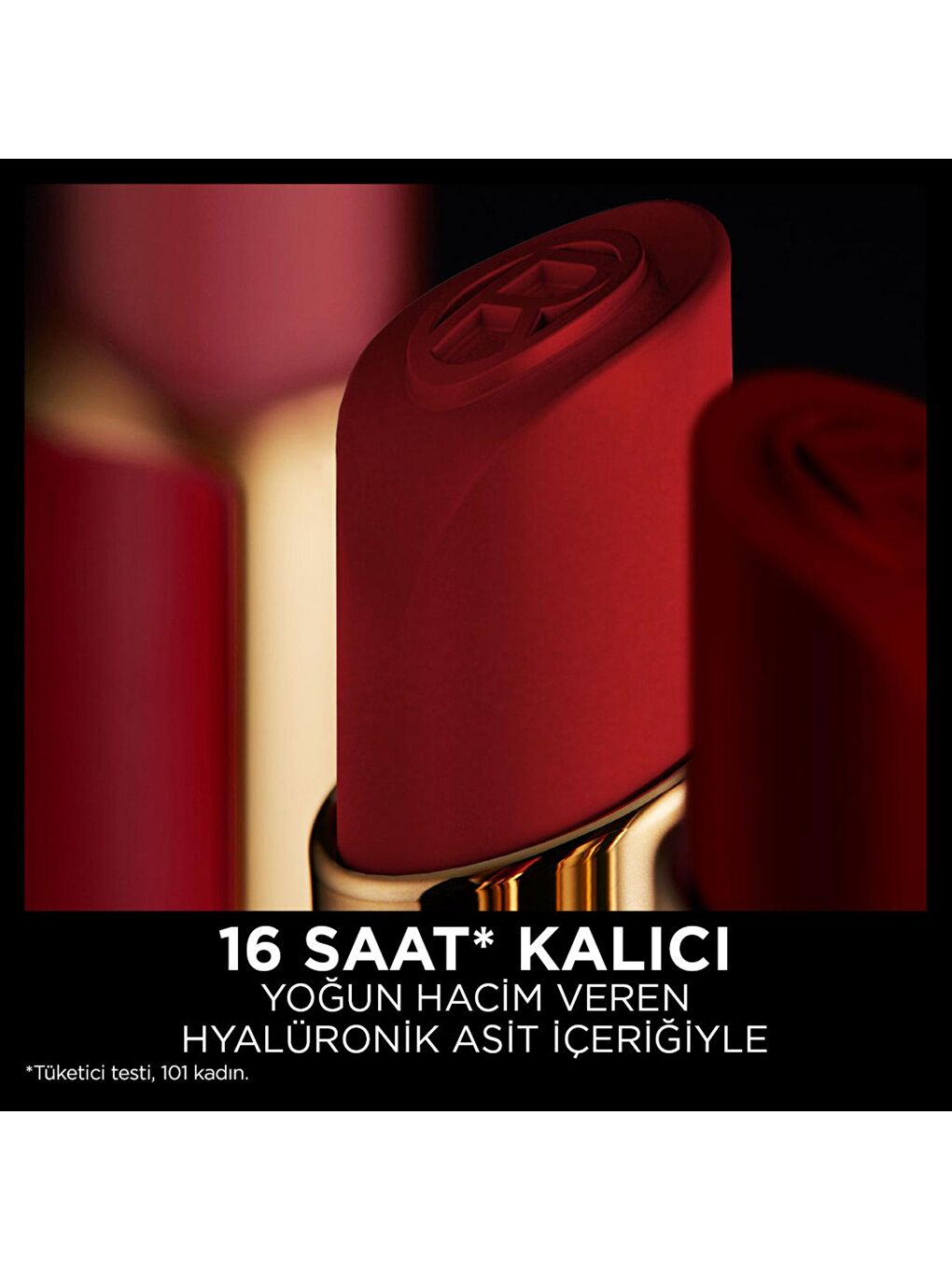 L'Oreal Paris Kırmızı Color Riche Intense Volume Matte Ruj - 346 Rouge Determination - 7